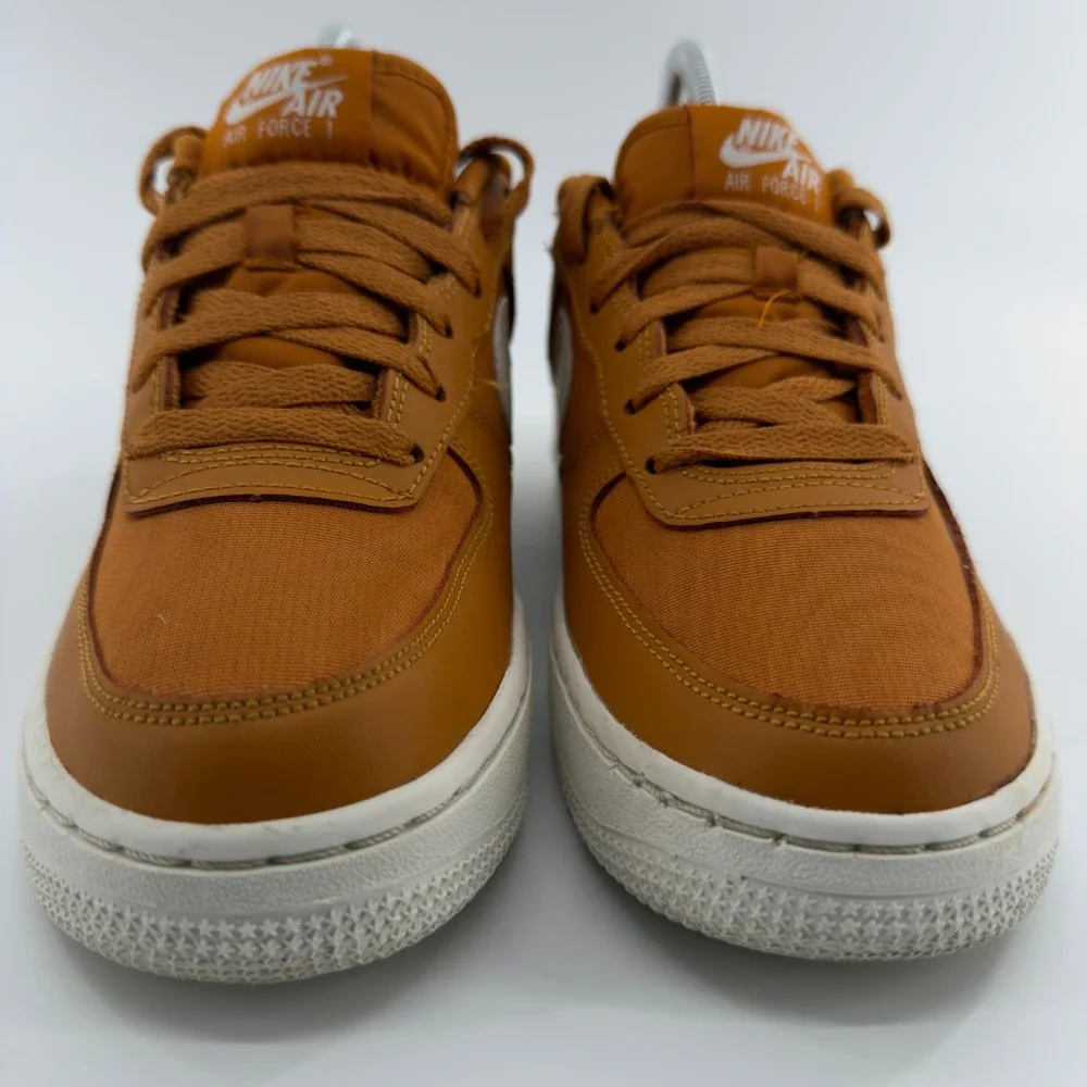 Nike Air Force 1 Low Monarch Orange White Size 5Y Sneakers